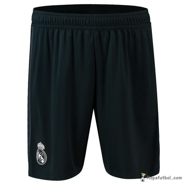 Pantalones Real Madrid Replica Segunda Ropa 2018/19 Negro